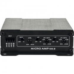AUDIO SYSTEM M-100.2 MD - 2-kanałowy cyfrowy wzmacniacz mocy MIKRO